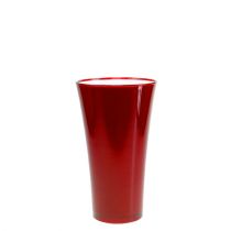 Artikel Vas “Fizzy” Ø13,5cm H20cm röd, 1st