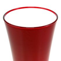Artikel Vas “Fizzy” Ø13,5cm H20cm röd 1 st