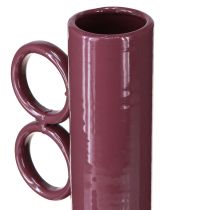 Artikel Modern, konstnärlig vas med lång hals och runda handtag för eleganta inredningar, 24 cm
