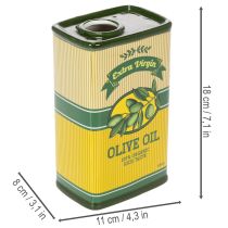 Artikel Keramisk olivoljavas - Perfekt bordsdekoration för torkade blommor, 18 cm