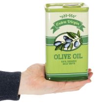 Artikel Olivoljavas, keramik, perfekt för köksdekoration och medelhavsbord, 18 cm