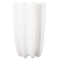 Artikel Ribbad vas, hög dekorativ vas för torkade blommor, 24 cm