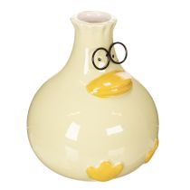 Artikel Ankfigurvas, keramik, glad design, perfekt för moderna interiörer, 15 cm, 2 stycken