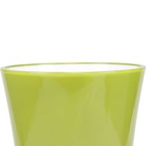 Artikel Vas Grön Blomvas Dekorativ Vas Fizzy Oliv Ø16,5cm H27cm