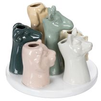 Artikel Vasdekorativa djurfigurer, perfekt för lekfull rumsdesign, 13 cm
