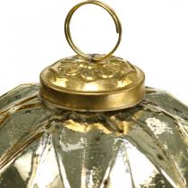 Artikel Vintage julkulor glas med mönster Ø10,5cm 3st