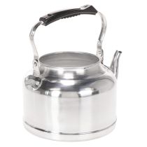 Artikel Vintage dekorativ tekanna/planter, metall med zinklook, Ø19cm H15cm