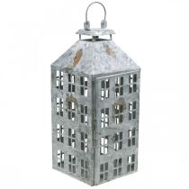 Artikel Vintage dekorativ lykta metall ljushus Shabby Chic H41.5cm
