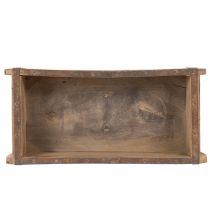 Artikel Vintage trälåda, tegelformad, 30 cm