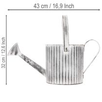 Artikel Vintage kruka Ø17cm, dekorativ vattenkanna, metallkruka shabby chic
