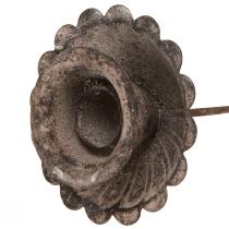Artikel Vintage spetsig ljushållare för insättning Ø8,5cm H11,5cm 4st
