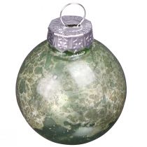 Artikel Vintage julkulor glas mini i mint Ø3cm 22 st