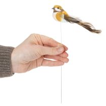Artikel Fågeldekorationer för festliga bordsdekorationer. Mångsidiga fågelpålar, 10 cm, 12 stycken.