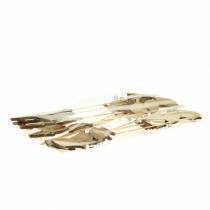 Artikel Vårdekorationsfåglar med pinnved assorterad H10,5cm 12 st