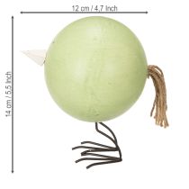 Artikel Dekorativa kycklingfigurer som ett glatt blickfång för vår och påsk, 12 cm, 3 stycken