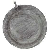 Artikel Dekorativt fågelbad med fint lövmönster i vintagestil, 74 cm