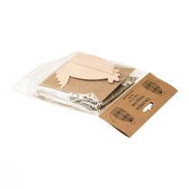 Artikel Honeycomb kyckling bordsdekoration påsk vit orange 11×6,5×12cm 6st