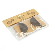 Artikel Honeycomb bollar Jul honeycomb bollar svart guld Ø8cm 4st