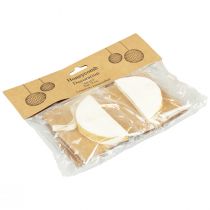 Artikel Honeycomb bollar honeycomb bollar jul vit glitter Ø8cm 4st