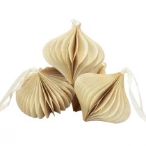 Artikel Honeycomb bollar honeycomb bollar lök kräm vitguld Ø8cm 4 st