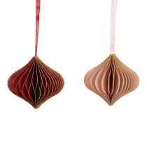 Artikel Honeycomb bollar honeycomb bollar lök rosa vin röd Ø8cm 4 st