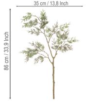 Artikel Konstgjord enbärskvist, dekorativ konstgjord gren för vaser, 86 cm