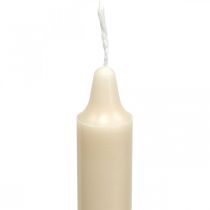 Artikel PURE vaxljus pinnljus kräm Sahara 250/23mm naturligt vax 4 st