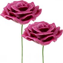Vaxrosor deco rosor vaxrosa Ø8cm 12st