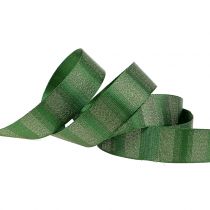 Julband med guldtrådar färgade 25mm 20m