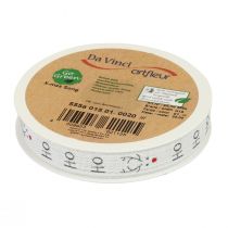 Artikel Presentband Jul Julband Hohoho vit 15mm 20m