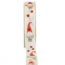 Artikel Presentband Julband gnome cream 25mm 20m
