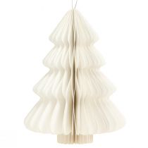 Artikel Julgranspapper jul vit silver 20cm 5st