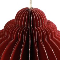 Artikel Juldekorationspapper Julgransdekorationer Bordeaux H20cm