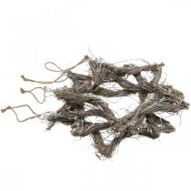 Artikel Juldekoration stjärna vittvättade stjärnor att hänga upp alm 30cm 4st