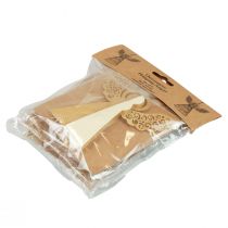 Artikel Pappersängel Julängeldekoration papperskräm H12cm 4 st