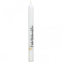 Julljus &quot;Merry Christmas&quot; ljus vita 250/22mm 4st