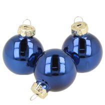 Artikel Mini julkulor i glasdekoration för grangrenar 3 cm 22 st