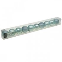 Artikel Julkulor plast ljusblå mix Ø6cm 10 st