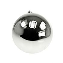 Artikel Julkula plast liten Ø14cm silver