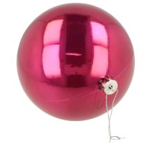 Artikel Julkula plast stor julgranskula rosa Ø14cm