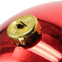 Artikel Julkula plast liten Ø14cm röd 1 st