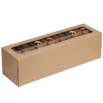 Artikel Julkulor guldbruna trädkulor glas Ø6cm 24 st