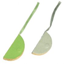 Artikel Julgranskulor, pappersbollar av honungskaka, grönt och guld, 7 cm, 4 stycken, dekoration