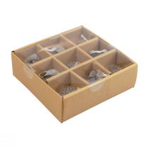 Artikel Juldekorationer glasdekor lök klar diamant Ø5,5cm 9 st