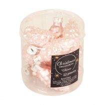 Artikel Julkotteglas Rosa glaskon Jul 6,5cm 10p