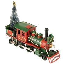 Artikel Jultåg med granlokomotiv julgrönt 20 cm