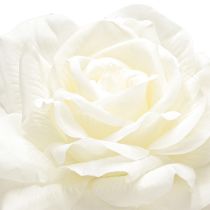 Artikel White Rose Fake Rose on Stam Silk Flower Fake Rose L72cm Ø13cm