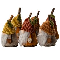 Artikel Gnomfigurset med stickad mössa och ekollon, 10 cm, 6 delar