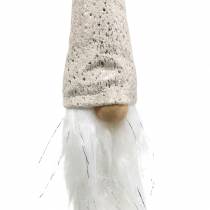 Artikel Gnome med spetsig hatt för att hänga grädde 48cm L57cm 3st