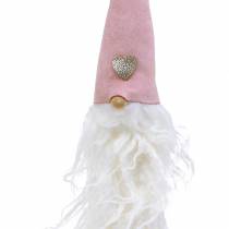 Artikel Imp-huvudet att hänga 45 cm rosa / grått 2st